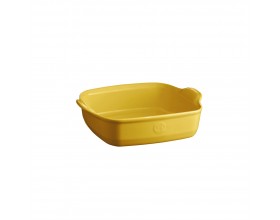 EMILE HENRY Керамична тава "SQUARE OVEN DISH"- 22х22см - цвят жълт