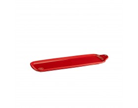 EMILE HENRY Плоча "APPETIZER PLATTER" - размер М - цвят червен