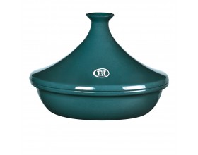EMILE HENRY Керамичен тажин "TAGINE", голям - Ø 32 см - цвят синьо-зелен
