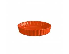 EMILE HENRY Форма за тарт Ø 24 см "DEEP FLAN DISH"- цвят оранжев