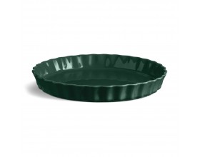 EMILE HENRY Керамична форма за тарт Ø 29,5 см "TART DISH"- цвят зелен кедър