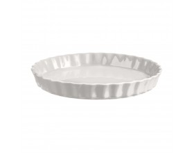 EMILE HENRY Керамична форма за тарт Ø 29,5 см "TART DISH"- цвят бял