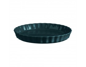 EMILE HENRY Керамична форма за тарт Ø 29,5 см "TART DISH"- цвят тъмнозелен