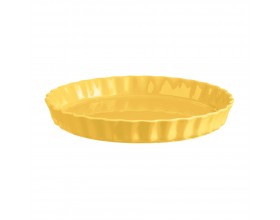 EMILE HENRY Керамична форма за тарт Ø 29,5 см "TART DISH"- цвят жълт