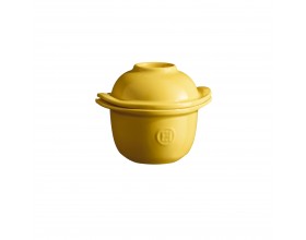 EMILE HENRY Керамично гювече с поставка за яйце "EGG NEST"- цвят жълт