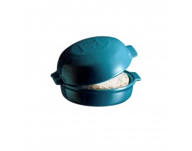 EMILE HENRY Керамична форма за печене с капак "CHEESE BAKER" - Ø 19 см - цвят син