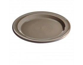 EMILE HENRY Керамична основна чиния "DINNER PLATE" - цвят сиво-бежов