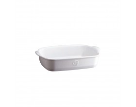 EMILE HENRY Керамична тава " SMALL RECTANGULAR OVEN DISH"- 30х19 см - цвят бял