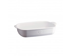 EMILE HENRY Керамична тава "RECTANGULAR OVEN DISH"- 36,5 х 23,5 см - цвят бял