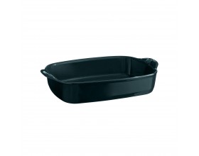 EMILE HENRY Керамична тава "RECTANGULAR OVEN DISH"- 36,5 х 23,5 см - цвят тъмнозелен