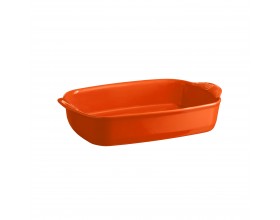 EMILE HENRY Керамична тава "RECTANGULAR OVEN DISH"- 36,5 х 23,5 см - цвят оранжев