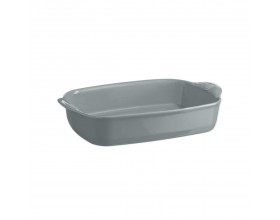 EMILE HENRY Керамична тава - 36,5х23,5 см - цвят перлено сив