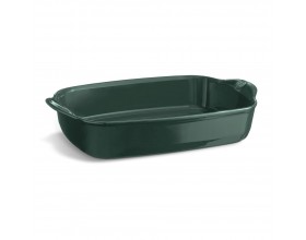 EMILE HENRY Керамична тава "LARGE RECTANGULAR OVEN DISH" - 42х28 см - цвят зелен кедър