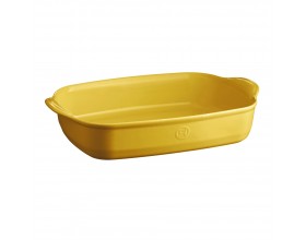 EMILE HENRY Керамична тава "LARGE RECTANGULAR OVEN DISH" - 42х28 см - цвят жълт