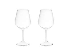 MAKU Комплект от 2бр чаши за вино Titanium Crystal - 460мл.