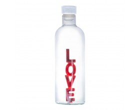 Vin Bouquet Стъклена бутилка с декорация LOVE - 1,1 л.