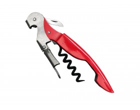 Vin Bouquet Професионален тирбушон с двоен лост  - червен