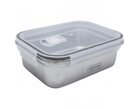Nerthus Стоманена херметически кутия за храна за микровълнова - 800 мл.