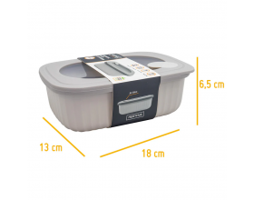 Nerthus Пластмасова херметическа кутия за храна - 850 мл.