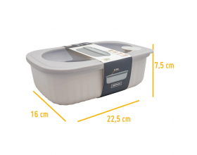 Nerthus Пластмасова херметическа кутия за храна - 1600 мл.