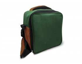 Vin Bouquet/Nerthus Термоизолираща чанта за храна с 2 джоба - зелен цвят