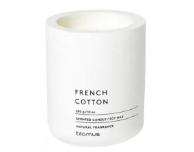 BLOMUS Ароматна свещ FRAGA размер L - цвят Lily White - аромат French Cotton