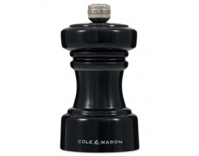 COLE & MASON Мелничка за пипер “HOXTON“ - 10,4 см. - цвят черен гланц