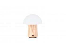 GINGKO Смарт лампа “Alice Mushroom“ М - 12,5 см./бял ясен