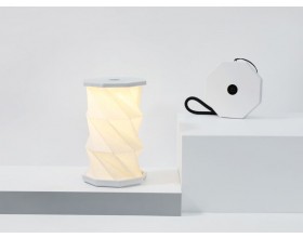 GINGKO Сгъваема смарт лампа “Mini Twist Hexagon“ - цвят бял