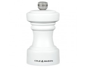 COLE & MASON Мелничка за сол “HOXTON“ - 10,4 см. - цвят бял