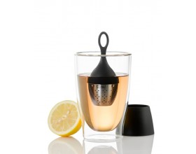 AdHoc Плаващ прибор за чай FLOATEA - черен