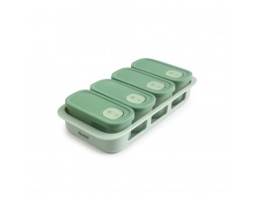 IBILI Сет силиконови контейнери за фризер с тава - 4 бр. - 100 мл.