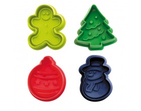 IBILI Комплект от 4 бр. форми за сладки “Christmas“