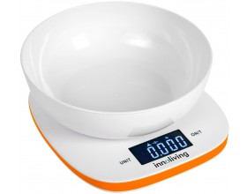 INNOLIVING Електронна кухненска везна с купа - оранжева