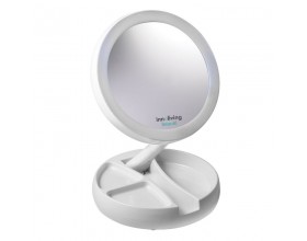 INNOLIVING Увеличително козметично огледало с LED светлина INN - 805