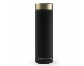 ASOBU Двустенна термо бутилка с вакуумна изолация “LE BATON“ - 500 мл - черна/злато