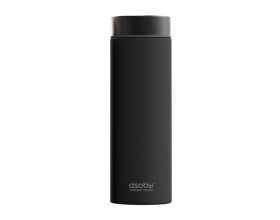 ASOBU Двустенна термо бутилка с вакуумна изолация “LE BATON“ - 500 мл. - черна/графит