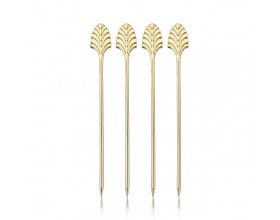 VISKI Коктейлни клечки 4бр. “Art Deco Gold“