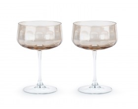 LEOPOLD VIENNA Чаши купе за шампанско “Corvina“, 2 бр - 365 мл