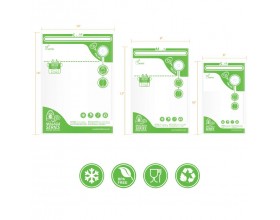 FOSA Торбички за вакуумиране + адаптер “Malaga“ - 14 бр. различни размери