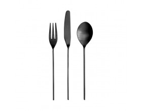 HERDMAR Прибори за хранене “MALMO“- 24 части - черен мат