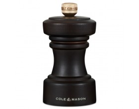 COLE & MASON Мелничка за пипер “HOXTON“ - 10,4 см. - цвят тъмен шоколад
