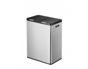 EKO Кош за разделно събиране “ESSENTIAL TOUCH“ - 2 х 30 л. - хром мат