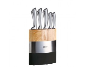 Richardson Sheffield Комплект ножове FUSION 5 бр. в дървен блок черен