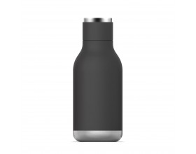 ASOBU Двустенна термо бутилка “URBAN“ - 460 мл - цвят черен