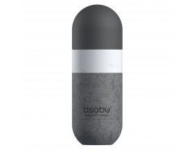 ASOBU Двустенна термо бутилка “ORB“ - 420 мл - цвят сив