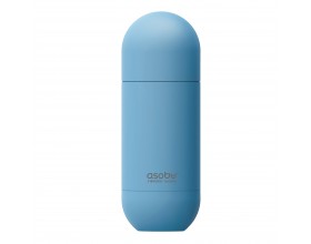 ASOBU Двустенна термо бутилка с вакуумна изолация “ORB“ - 420 мл. - синя