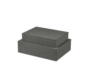 BLOMUS Комплект от 2 бр кутии за съхранение “SAHLA“ - цвят сив (Pewter)