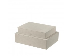 BLOMUS Комплект от 2 бр кутии за съхранение “SAHLA“ - цвят опушено бежово (Nomad)