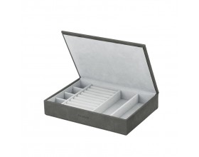 BLOMUS Кутия за бижута “SAHLA“, размер M - цвят сив (Pewter)